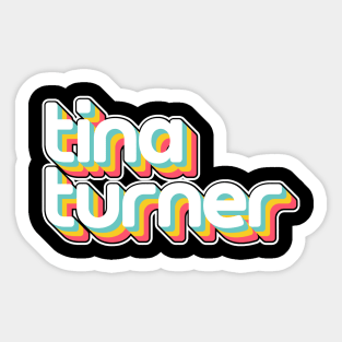 Tina Turner Colorful Sticker